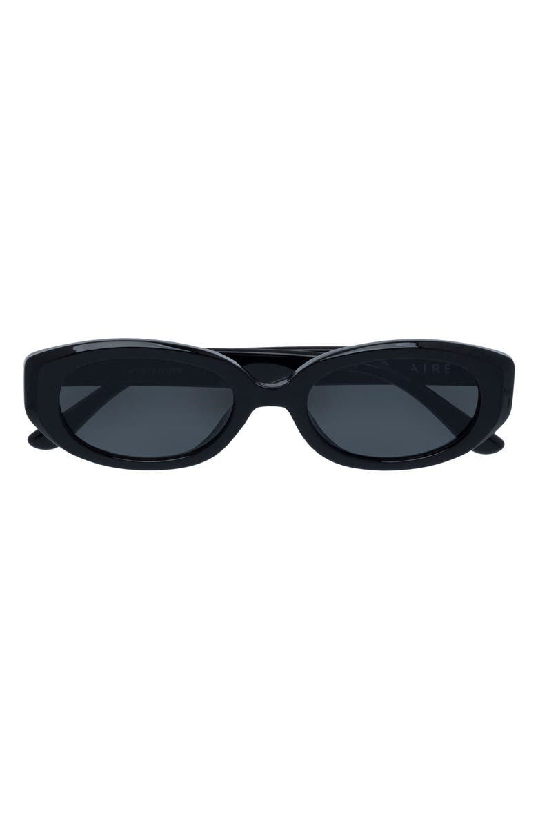 AIRE Affinity 52mm Oval Sunglasses, Alternate, color, Black 2
