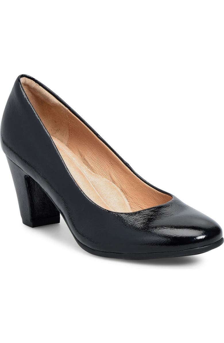 Söfft Lana Pump, Main, color, Black Patent