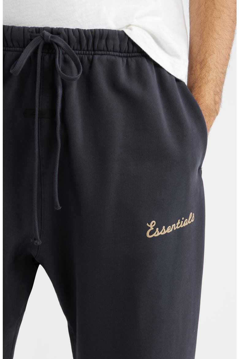 Classic Fit Training Logo Flare Leg Sweatpants, Alternate, color, CONCRETE/DARK CONCRETE HEATHER