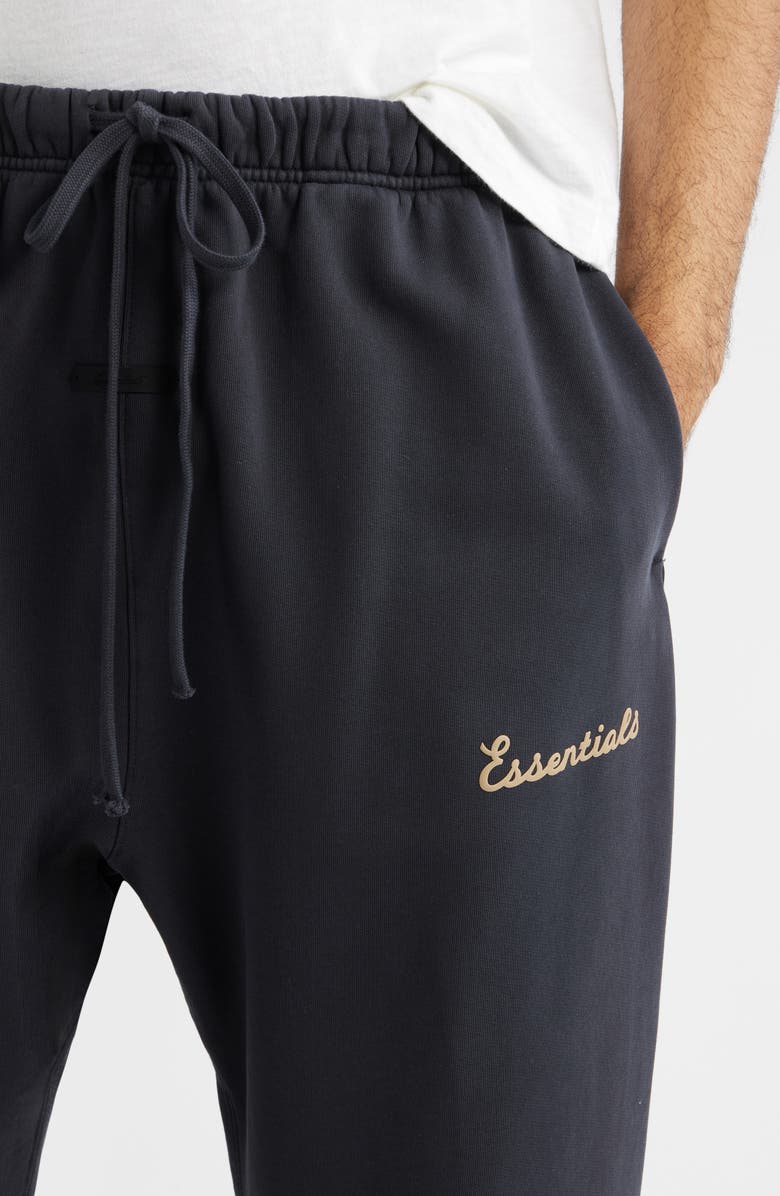 Fear of God Essentials Classic Fit Training Logo Flare Leg Sweatpants, Alternate, color, 