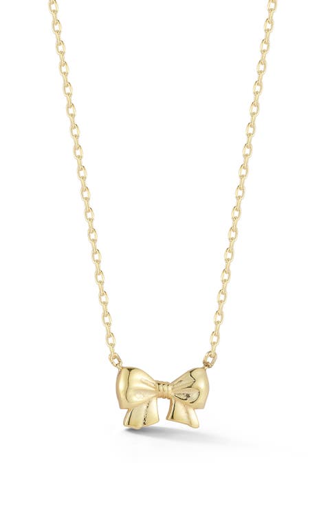 Bow Pendant Necklace