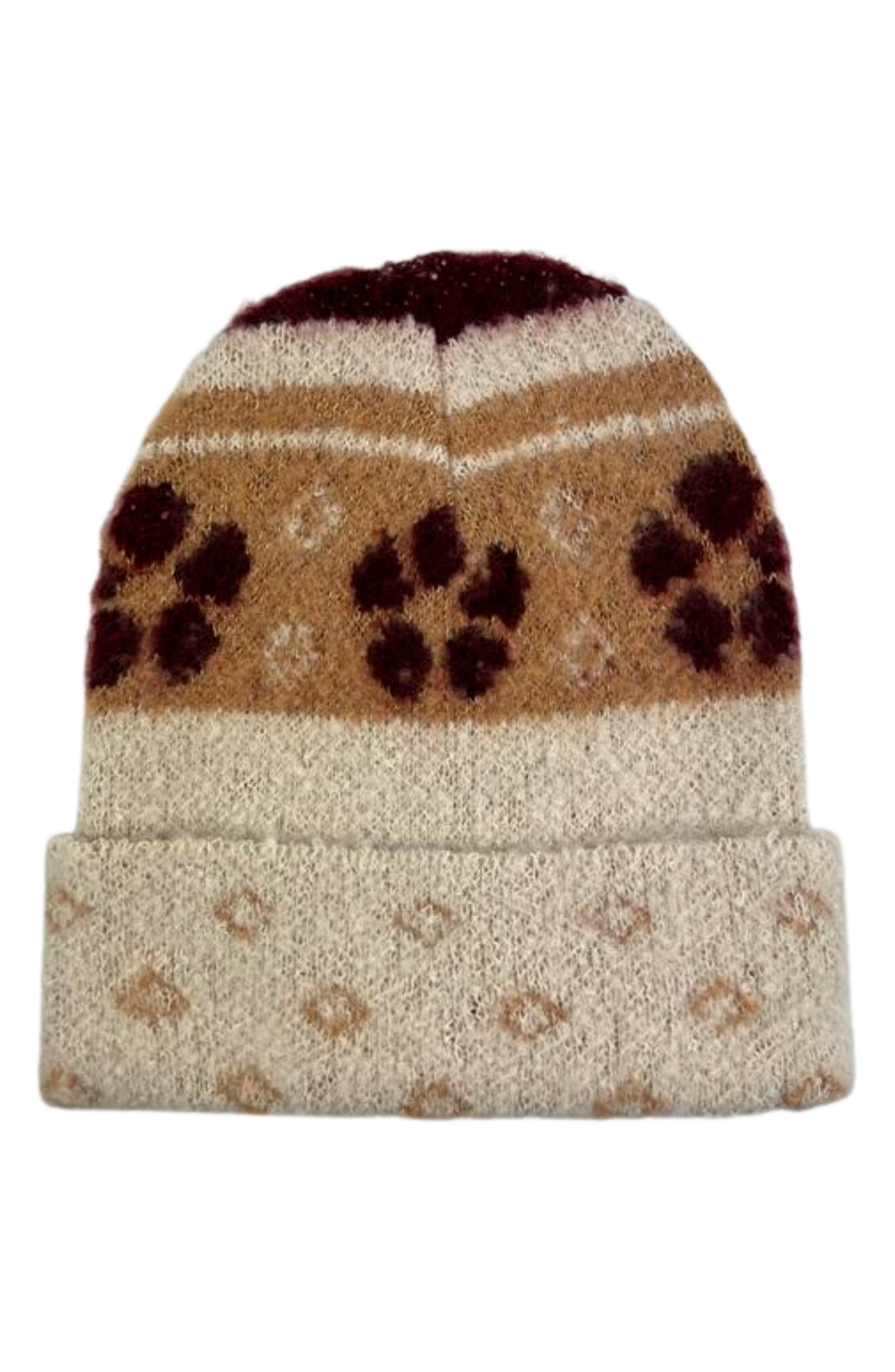 MARCUS ADLER Flower Cuff Beanie