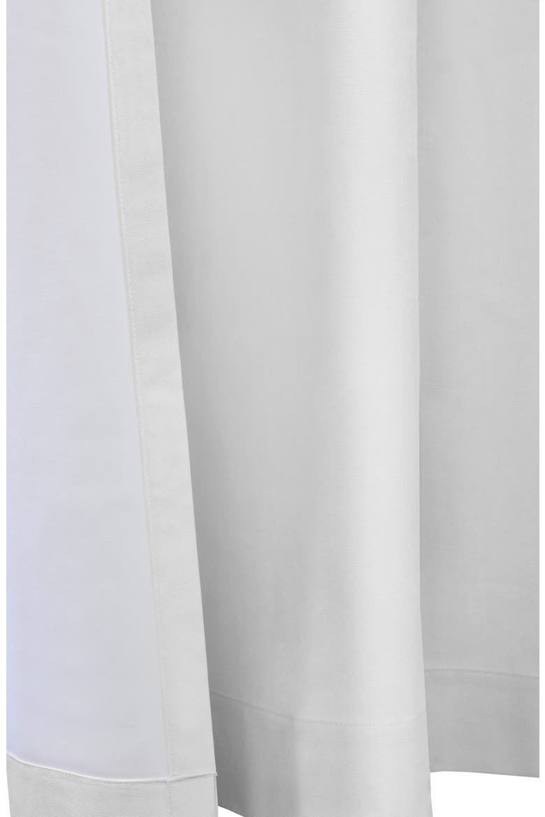 Set of 2 Cotton Curtain Panels, Alternate, color, WHITE
