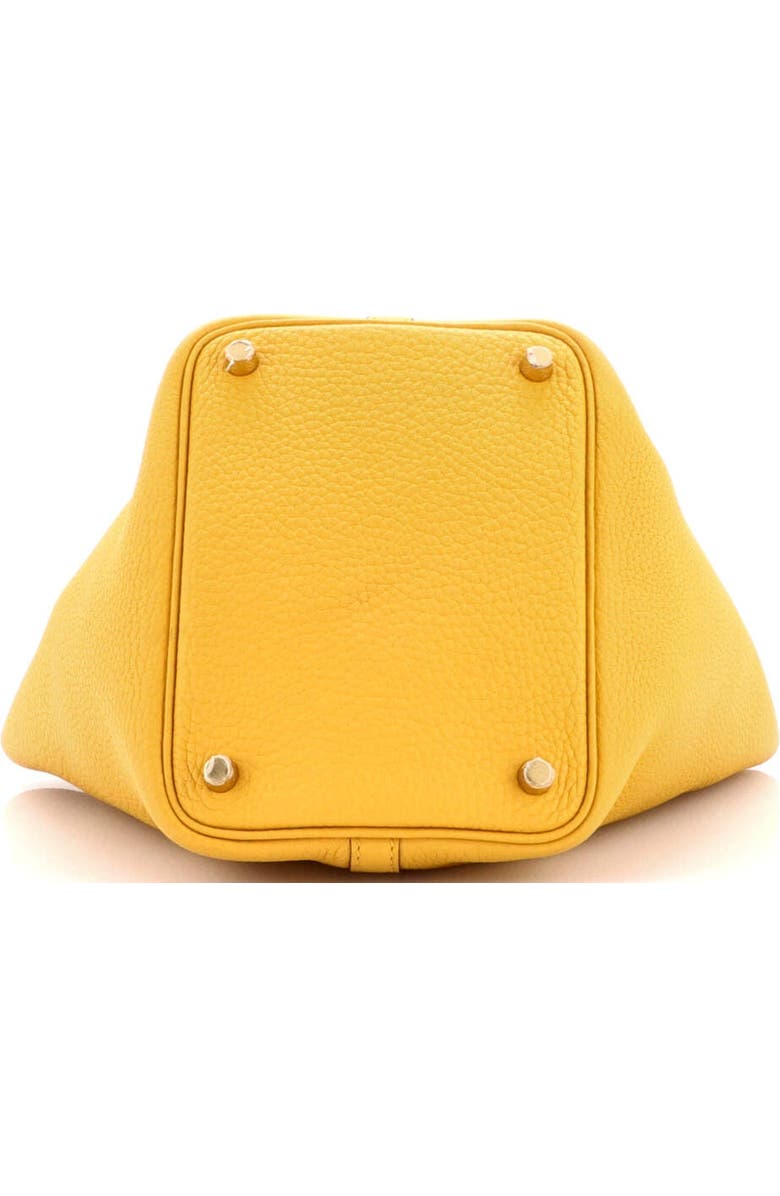 Pre-Owned Hermes Picotin Lock Bag Clemence PM, Alternate, color, Jaune Ambre
