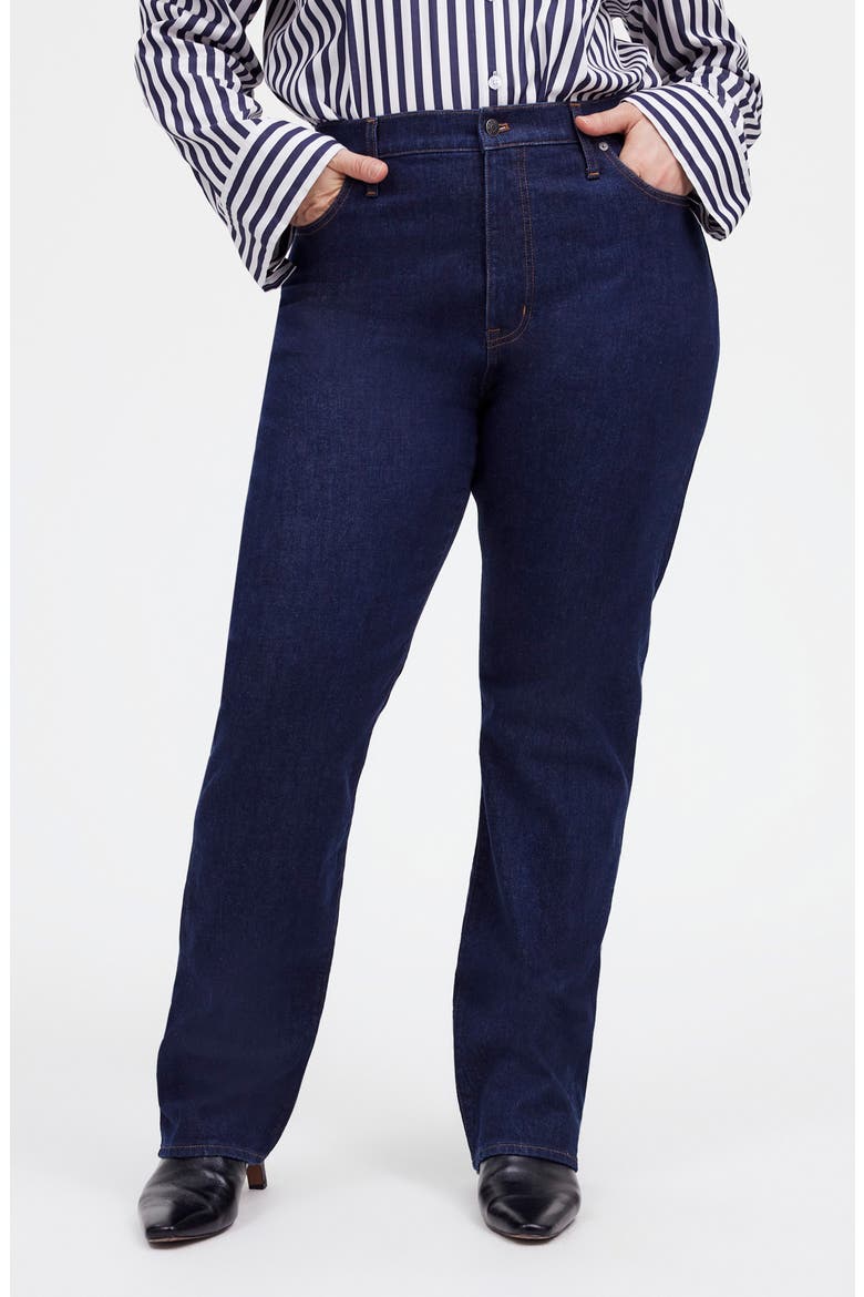 '90s Straight Leg Jeans, Alternate, color, NORMAN WASH