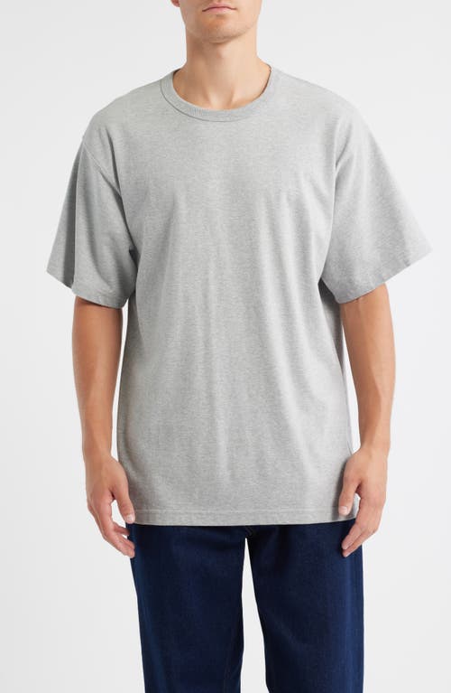 Edwin Oversize Heavyweight Cotton T-shirt In Blue