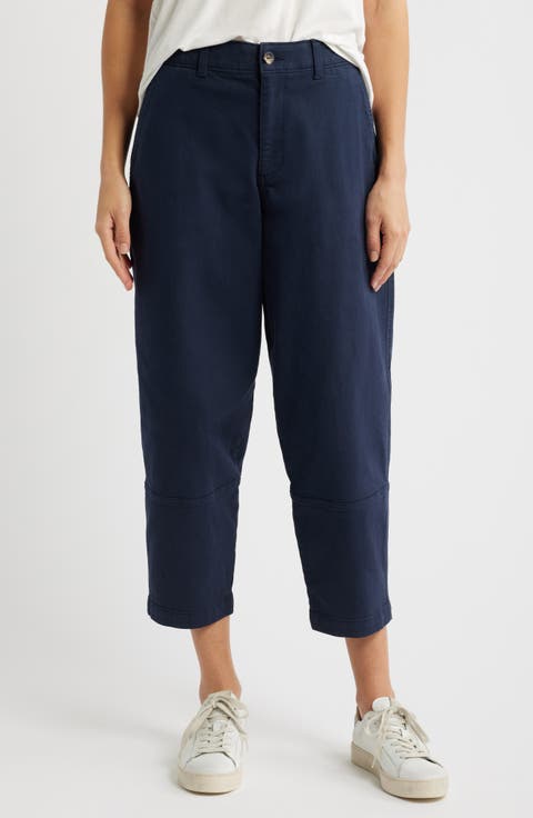 Crop Barrel Twill Pants