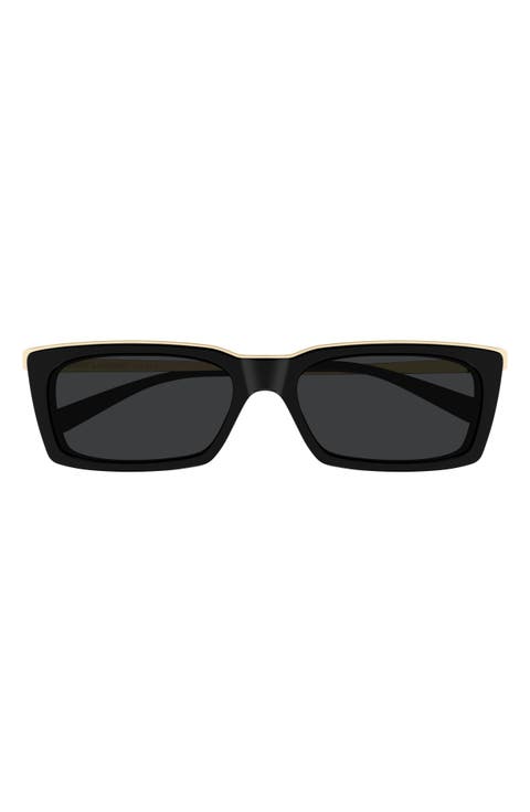 57mm Rectangular Sunglasses