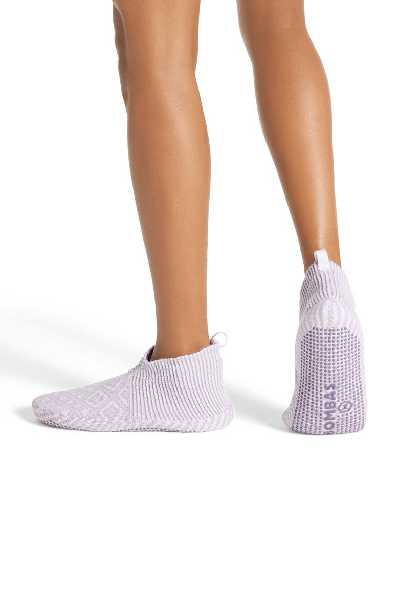 Bombas Diamond Fair Isle Gripper Slipper, Alternate, color,