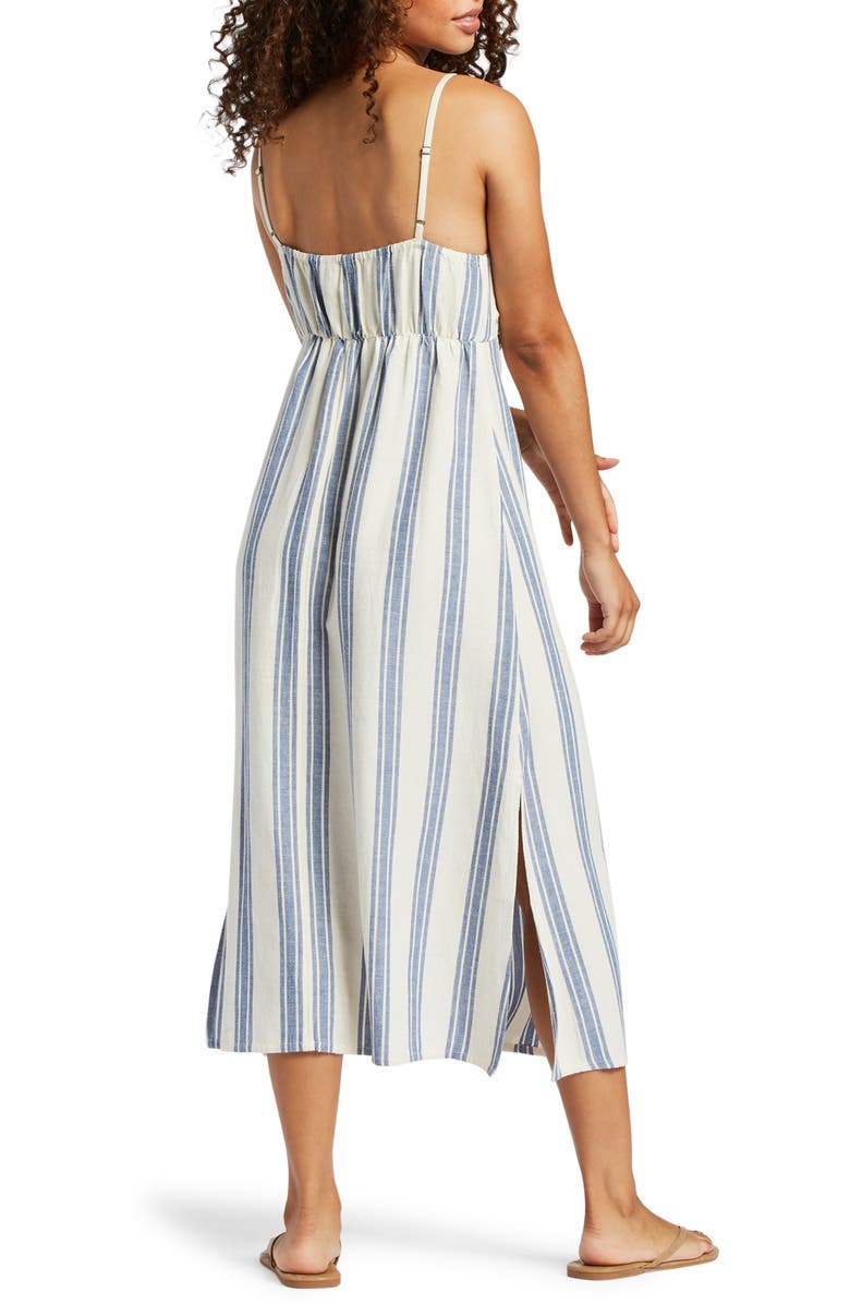 Roxy Sweetest Step Stripe Sundress, Alternate, color,
