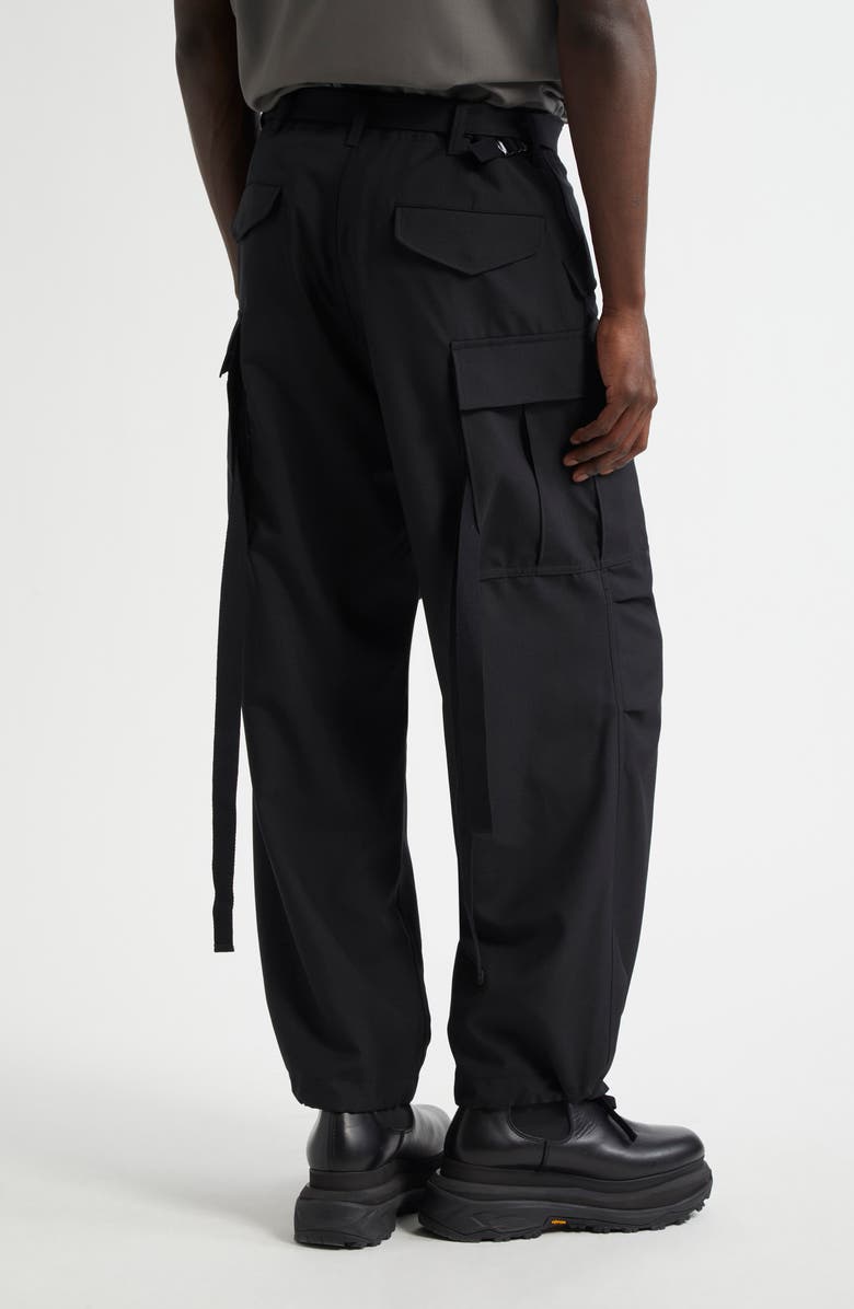 Sacai Cargo Pants, Alternate, color, Black 001