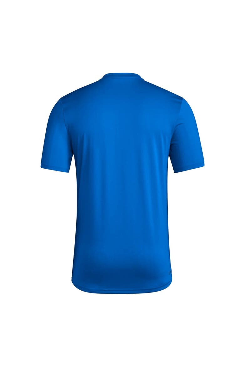 Men's adidas  Royal Kansas Jayhawks Locker Practice Football Pre-Game T-Shirt, Alternate, color, Royal