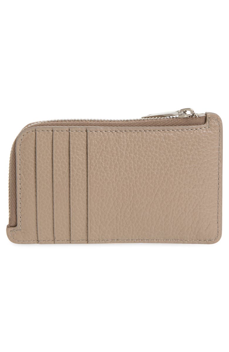 FERRAGAMO Portacarte Leather Card Holder, Alternate, color, Warm Taupe Dusty Pink