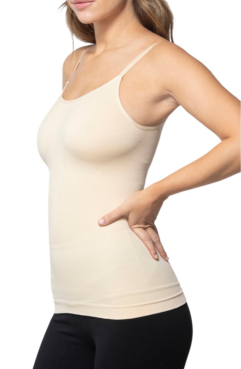 Underoutfit Shaping Cami, Alternate, color, Sand