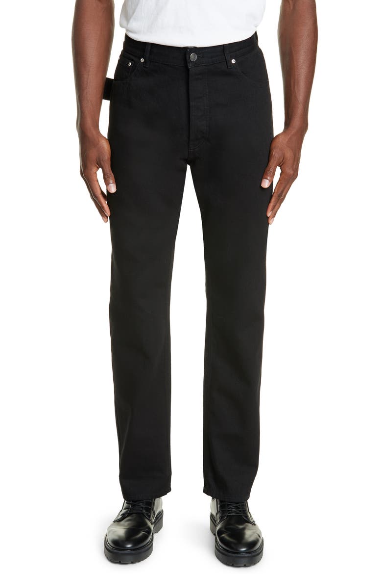 Carpenter Denim Pants, Main, color, NERO