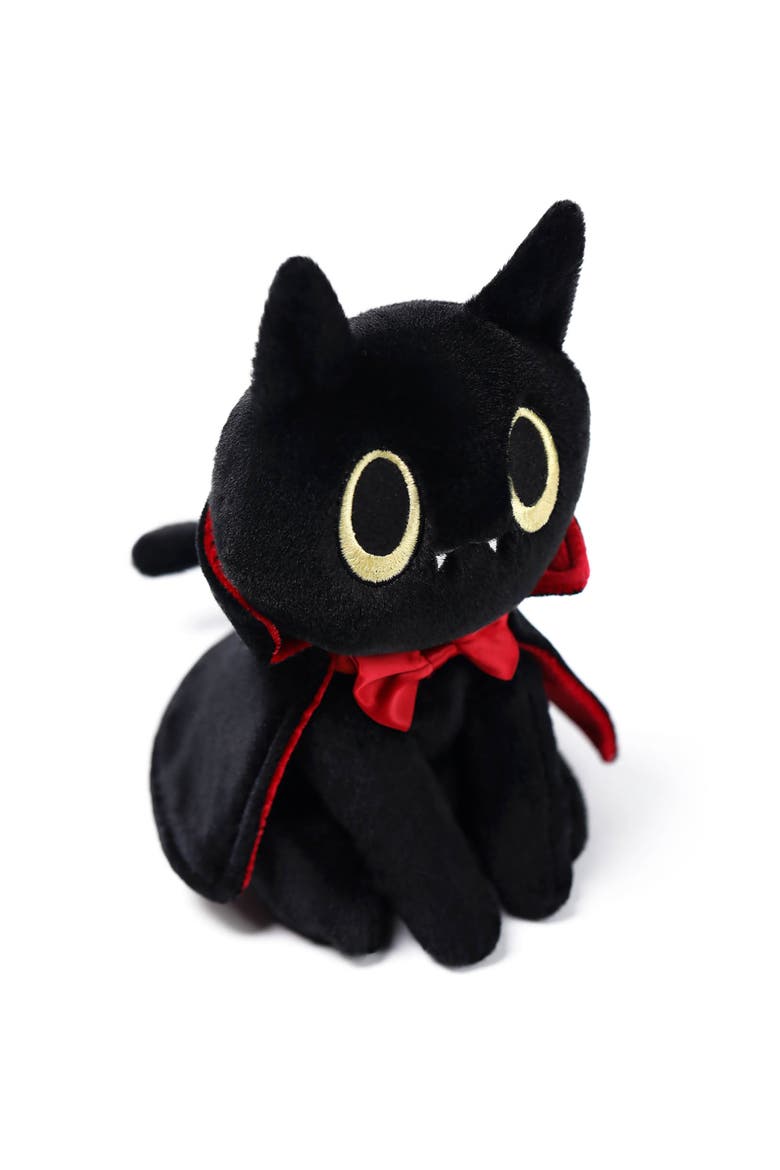 7 Inch Dracula Cat Weighted Stuffed Animal, Alternate, color, Multicolored