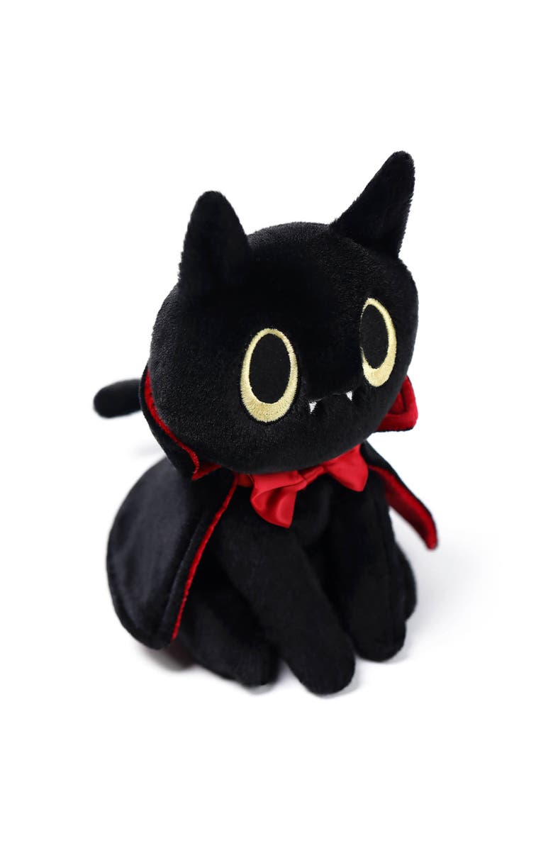 McHugs 7 Inch Dracula Cat Weighted Stuffed Animal, Alternate, color, Multicolored