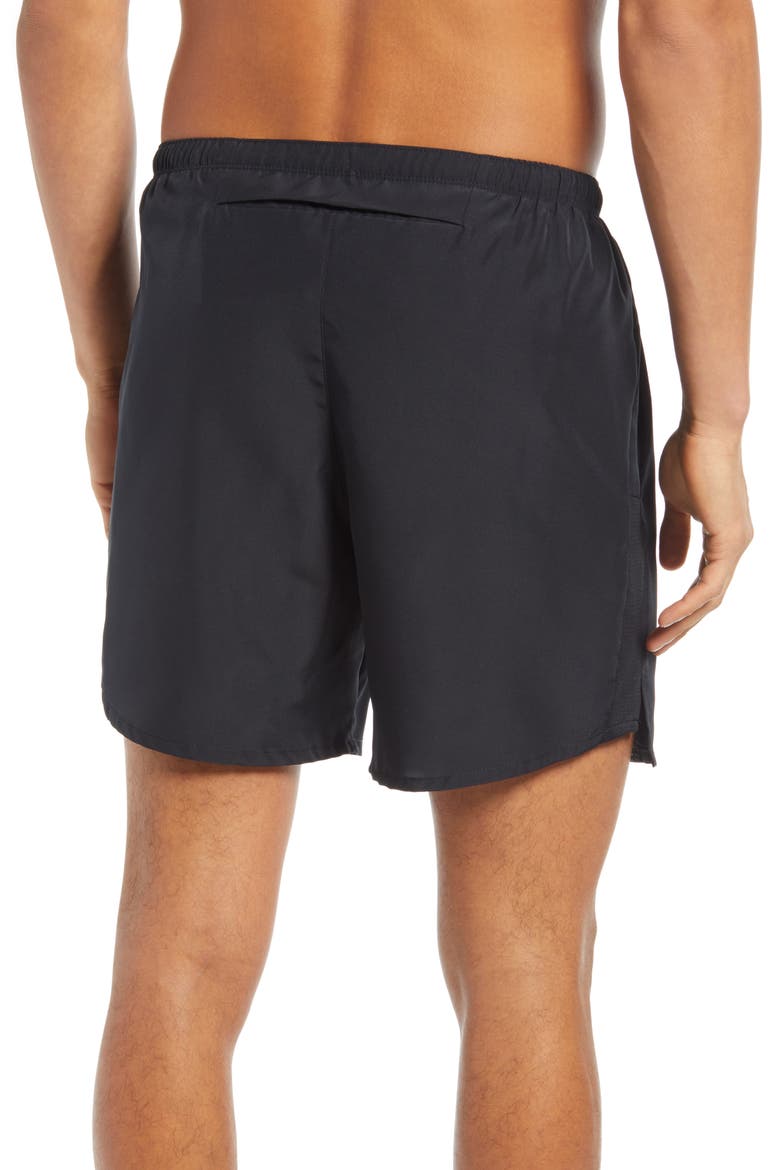 Dri-FIT Challenger Hybrid Running Shorts, Alternate, color, BLACK/ REFLECTIVE SILVER