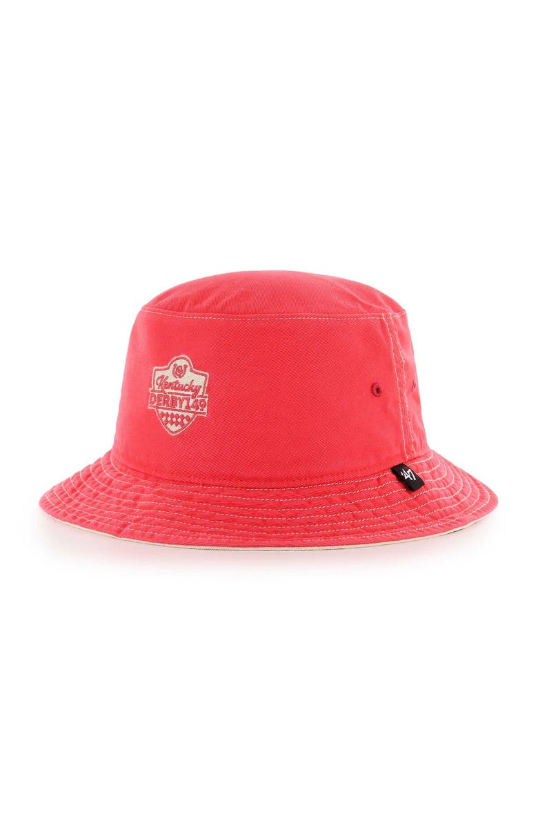 '47 Men's '47 Red Kentucky Derby 149 Trailhead Bucket Hat, Main, color, 