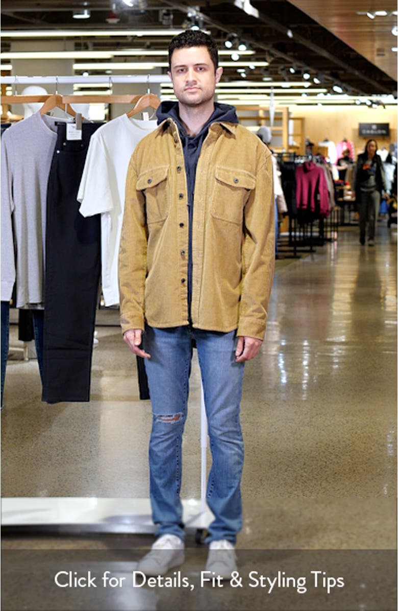 Belmont Cotton Corduroy Overshirt, sales video thumbnail