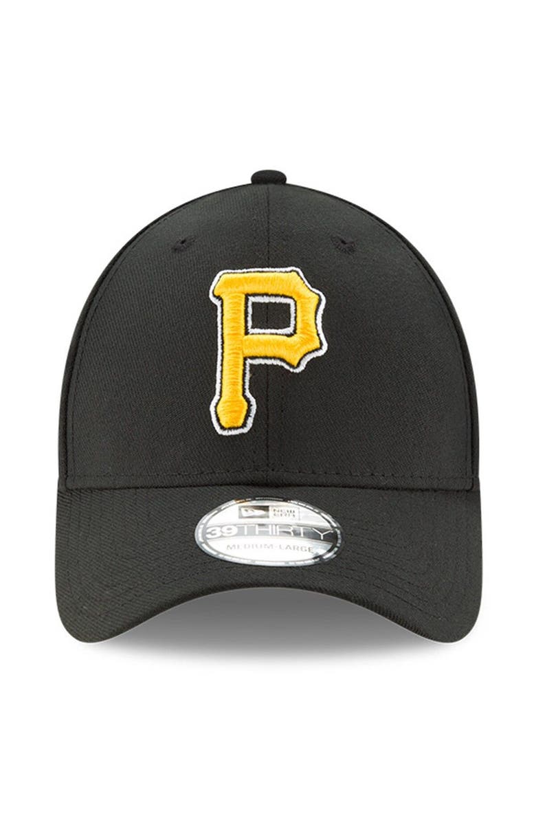 New Era Men's Black Pittsburgh Pirates MLB Team Classic Alternate 39THIRTY Flex Hat, Alternate, color, 