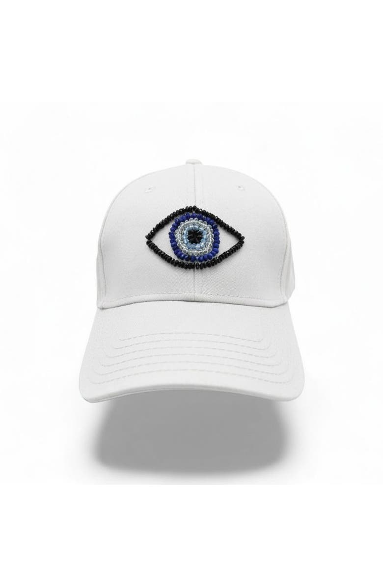 C. GRASSI The Energy Project - Evil Eye Hat, Main, color, White