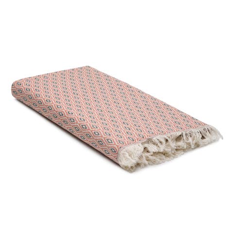 Diamond Loom Turkish Cotton Towel & Throw