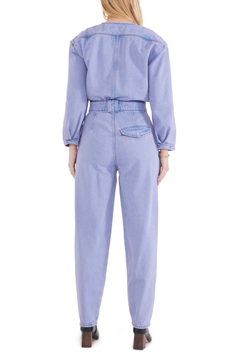 ÉTICA Fatima Denim Utility Jumpsuit, Alternate, color, 