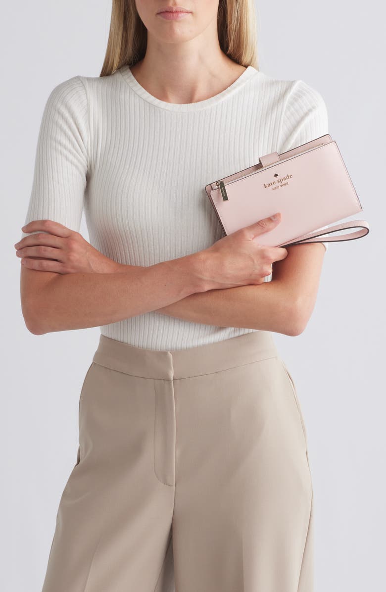 Kate Spade New York staci phone wristlet, Alternate, color, Chalk Pink