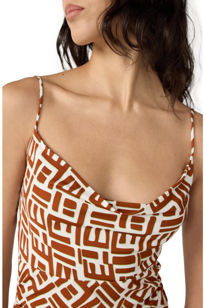 Kai Abstract Print Minidress, Alternate, color, ACCRA GEO MINI VARNISH