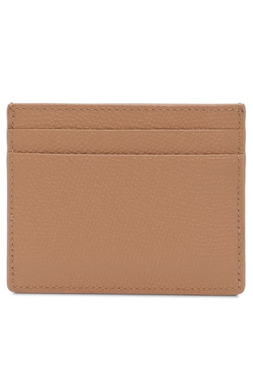 Valentino Garavani Vlogo Signature Leather Card Case In Pink