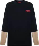 PCFG Daydreamers Printed T Shirt With Acid Wash Sleeves