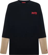 PCFG Daydreamers Printed T Shirt With Acid Wash Sleeves
