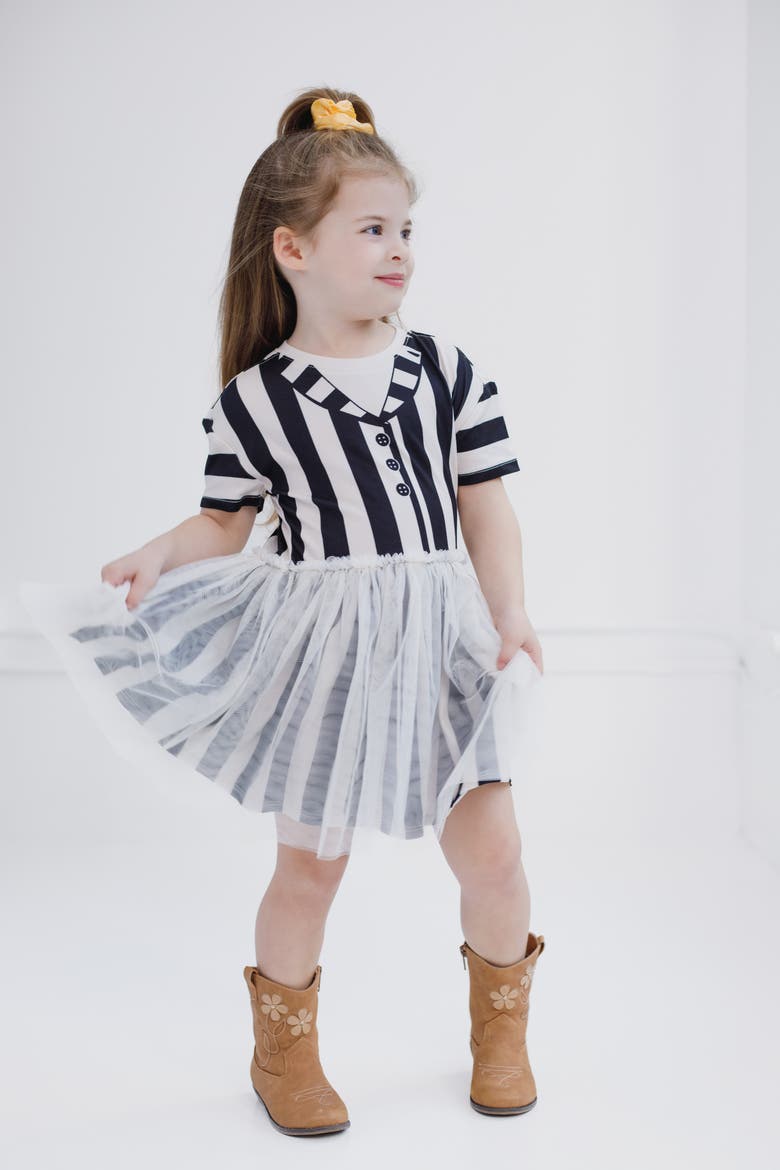 Tutu Dress, Alternate, color, Beetlejuice Stripe