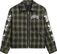 MEMORY LANE Plaid Zip Jacket