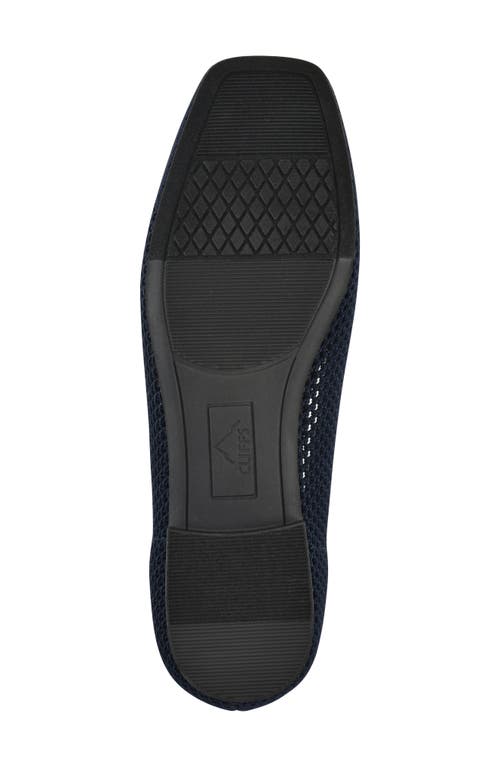 Cliffs By White Mountain Beslee Knit Flat In Navy Fabric