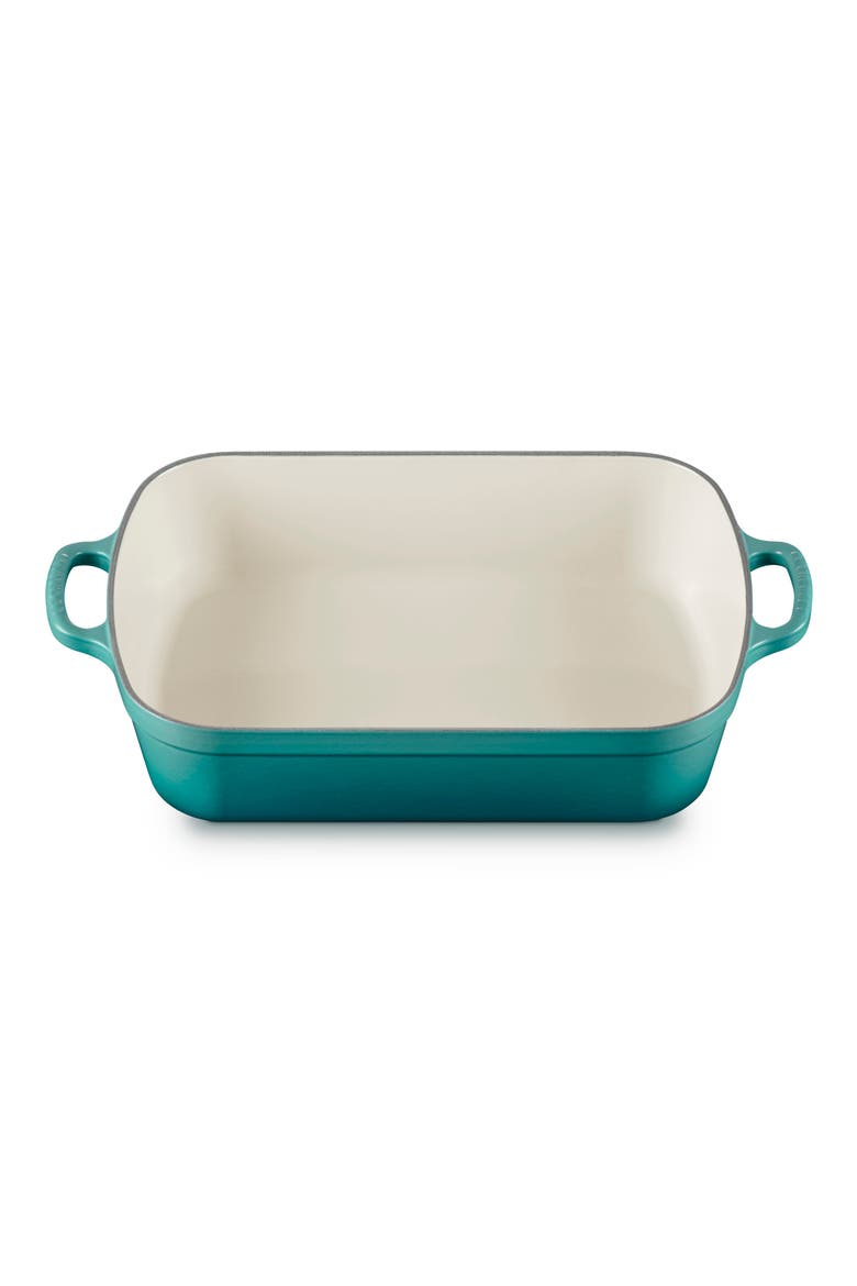 Signature Enameled Cast Iron Roaster, Alternate, color, RIVIERA