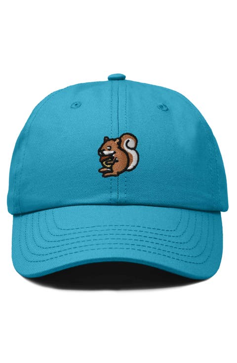 Squirrel Embroidered Outdoor Cap