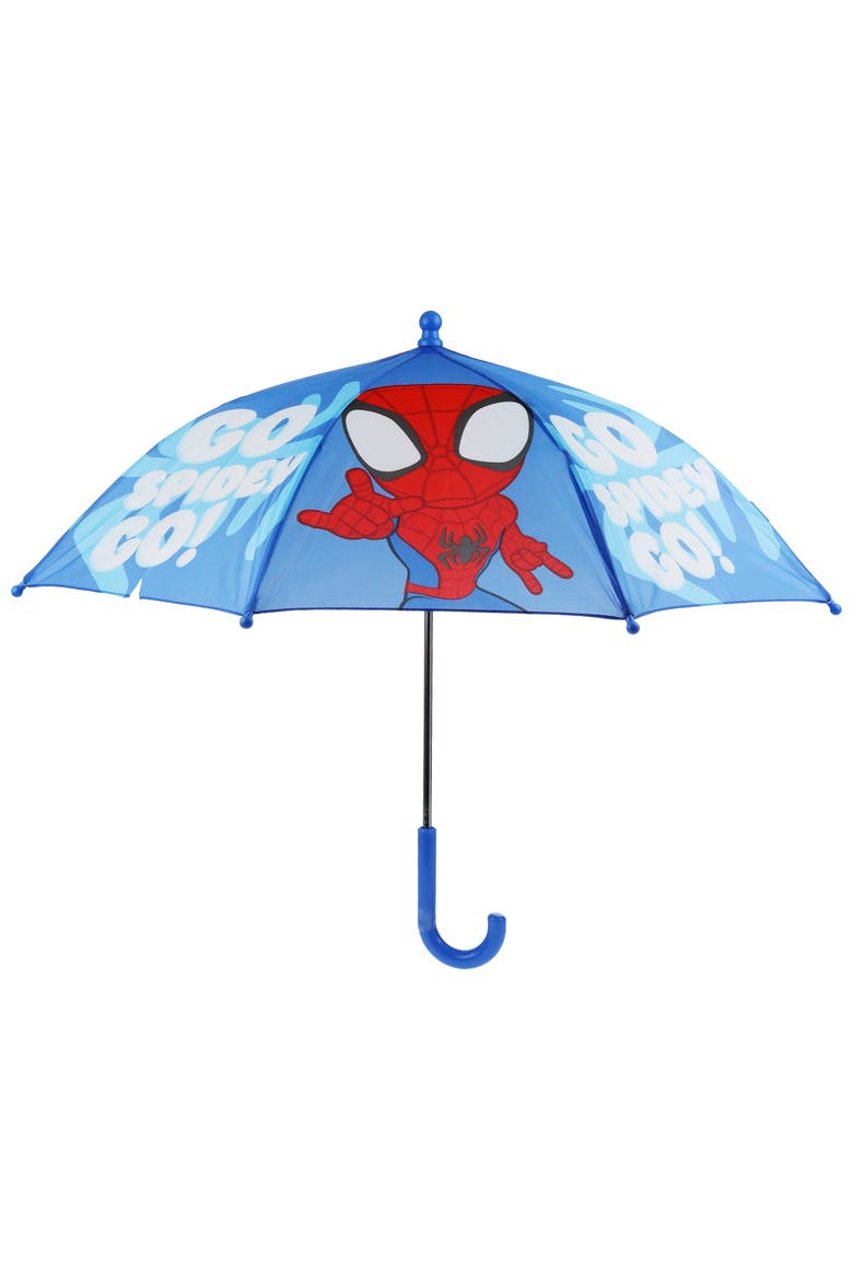 Spider-Man Go Spidey Go Kids Umbrella, Alternate, color, RED