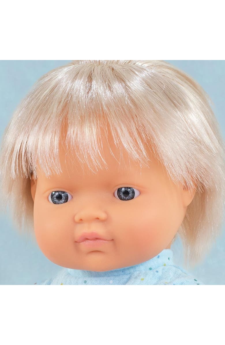 Miniland My Friends and Me Collection Baby Boy Doll with Blonde Hair - 15", Alternate, color, Beige