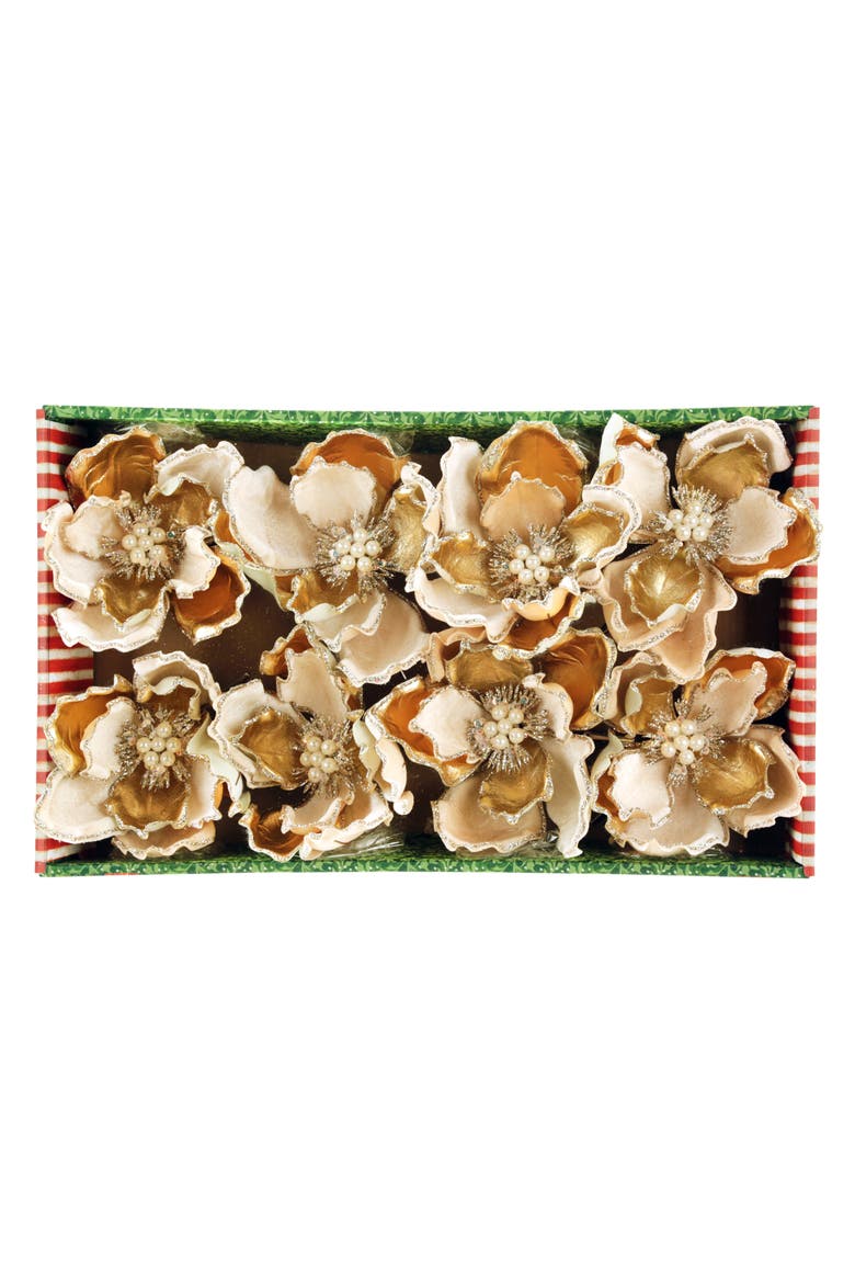 Sparkling Magnolia Bloom, Box of 12, Alternate, color, Golden Yellow