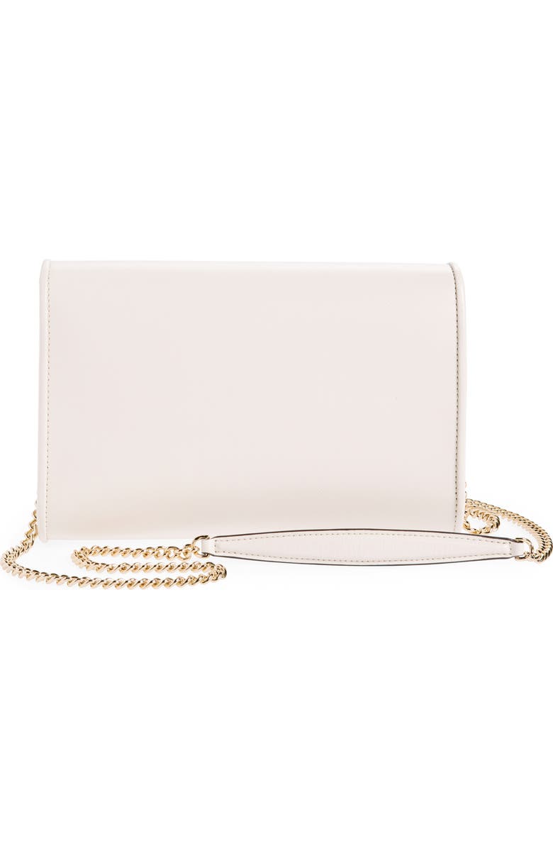 Kate Spade New York anna medium envelope leather convertible clutch, Alternate, color, Parchment