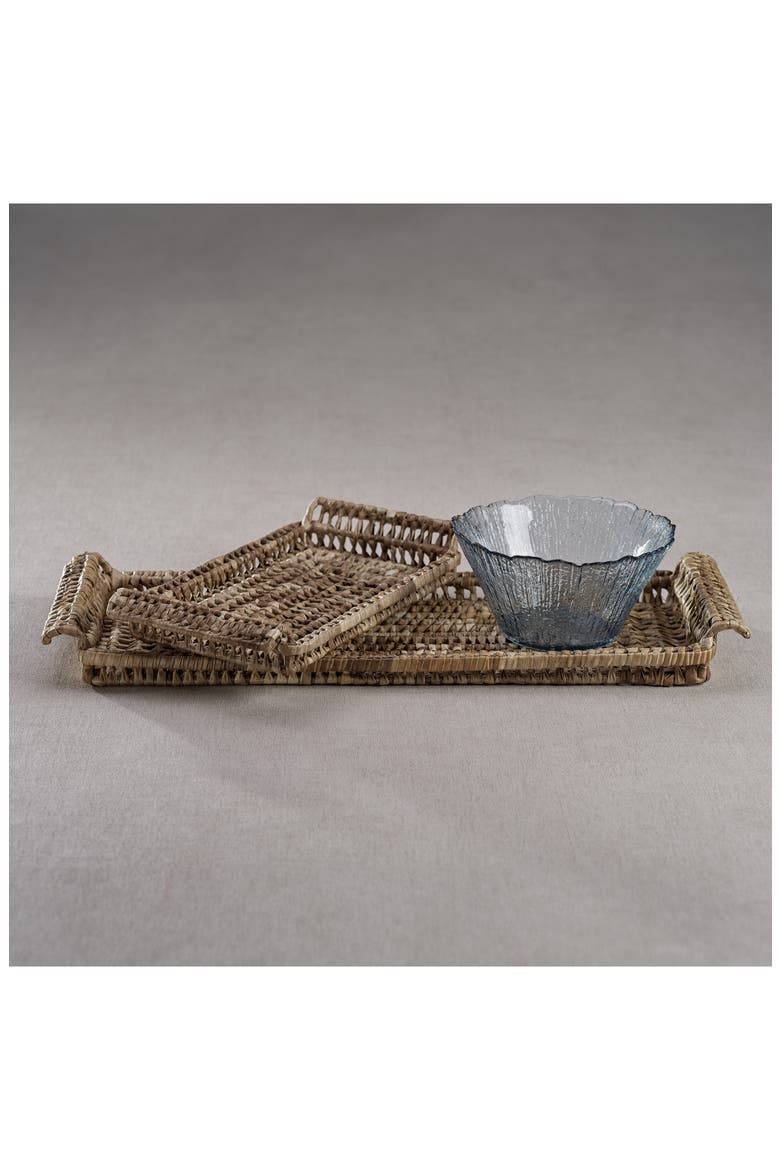 Pandan Essentials Decorative Tray, Alternate, color, NATURAL