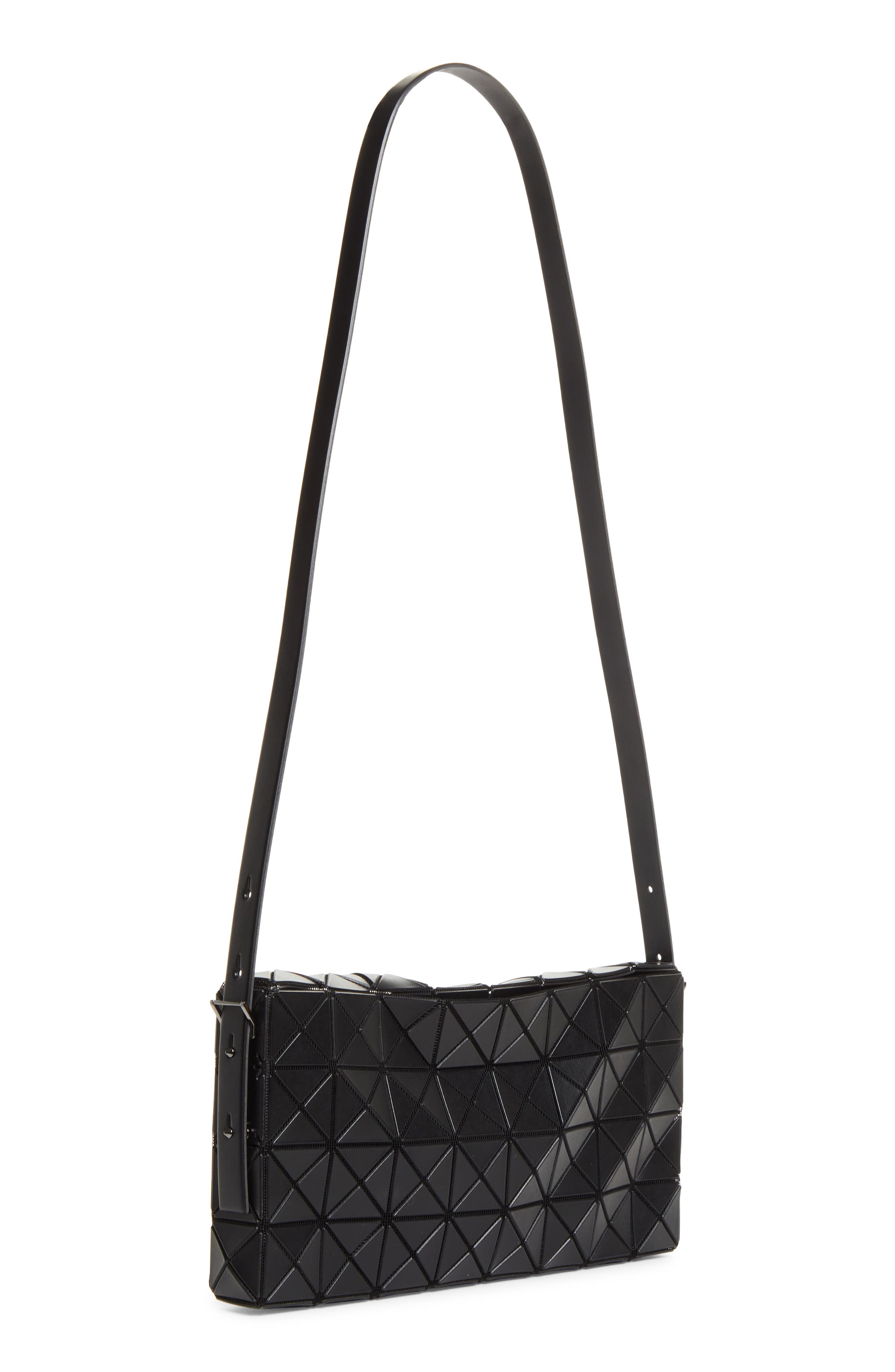 Bao Bao Issey Miyake Oblong East/West Shoulder Bag, Alternate, color, Matte Black