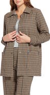 Lysse Nomad Houdstooth Plaid Overshirt