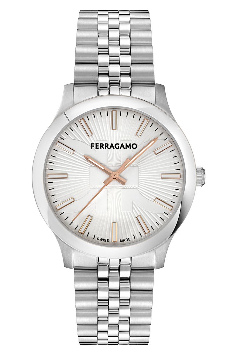 Duo Bracelet Watch, 40mm, Main, color, STAINLESS STEEL