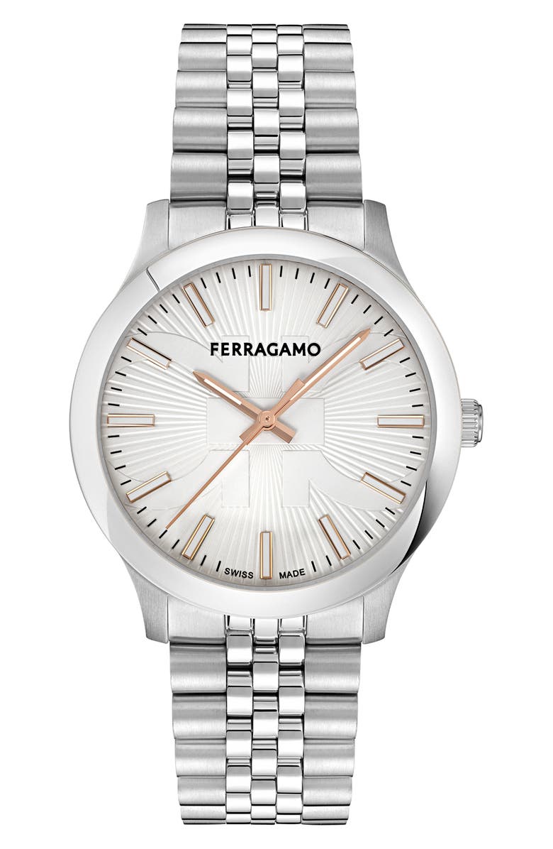 FERRAGAMO Duo Bracelet Watch, 40mm, Main, color,