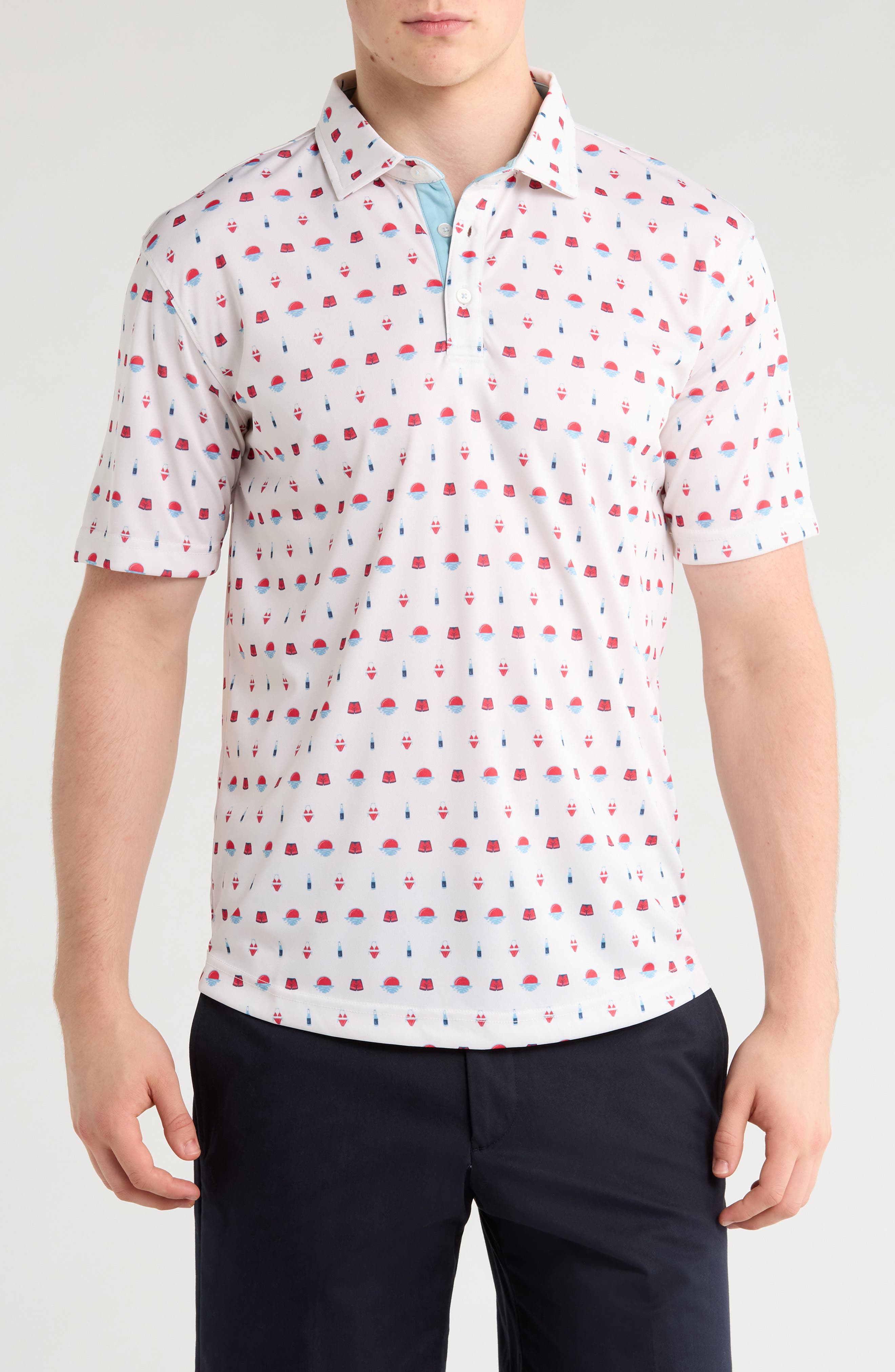 Swannies Quaid REPREVE® Recycled Polyester Piqué Polo