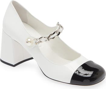 Miu Miu Chain Strap Mary Jane Pump (Women) | Nordstrom
