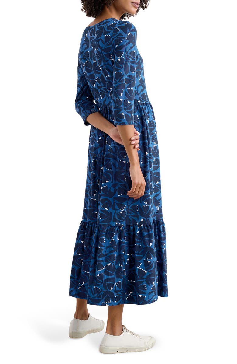 Seasalt Cornwall Tor View Floral Jersey Midi Dress, Alternate, color,